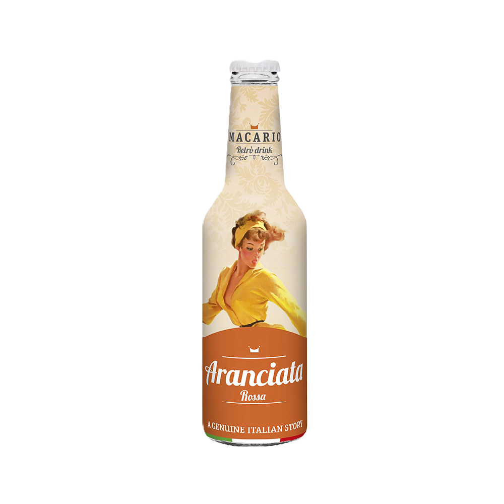 Macario Retro - Red Orange Soda (275ml) (12/carton)
