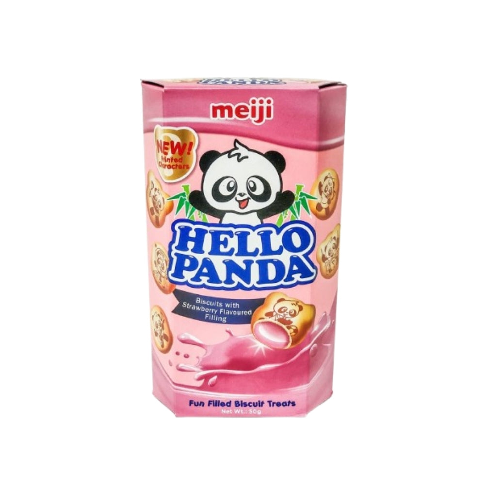 Meiji - Hello Panda Strawberry Biscuits (50g) (10/carton)