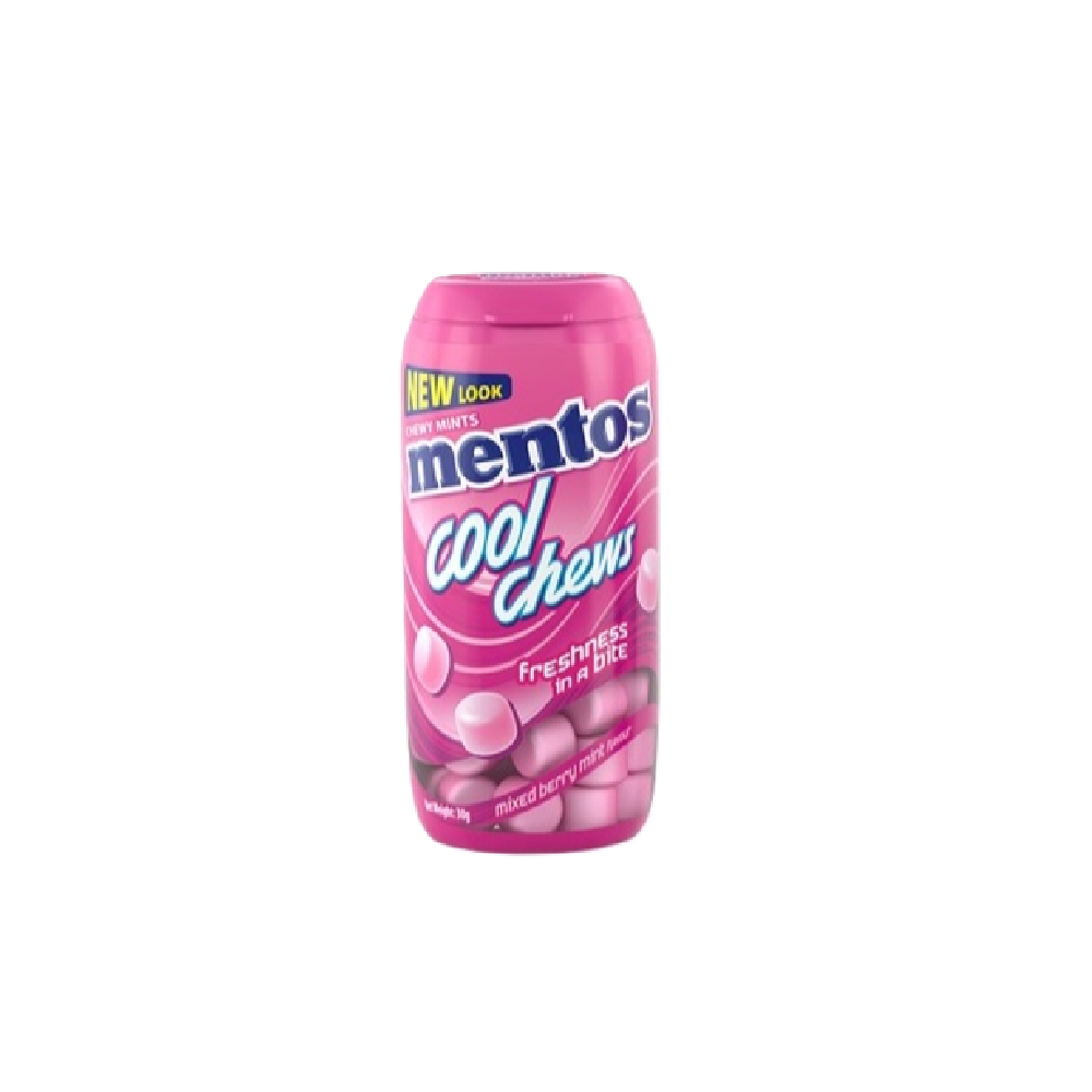 Mentos - Cool Chews Berry Mint Bottle (30g) (12/carton)