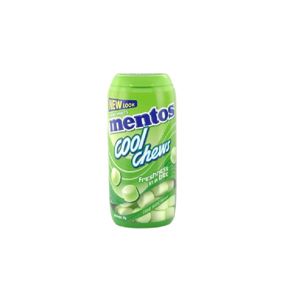 Mentos - Cool Chews Lime Mint Bottle (30g) (12/carton)