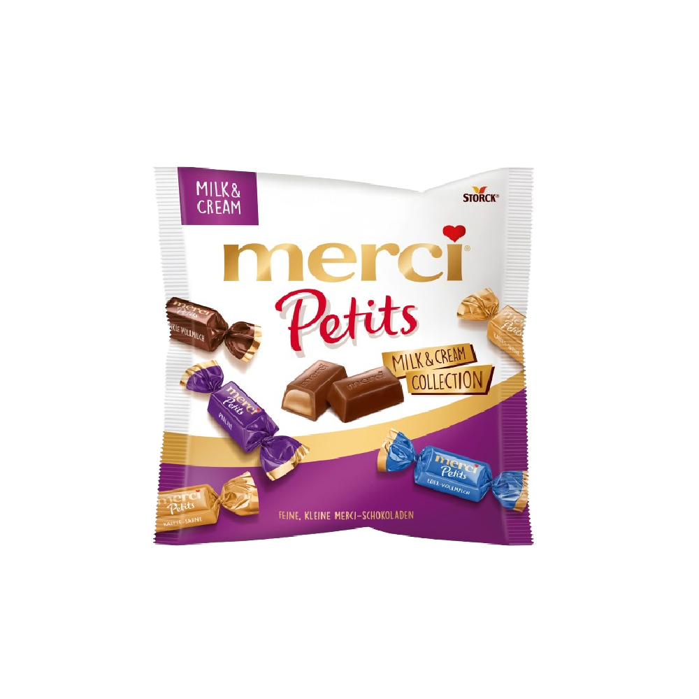 Merci - Petits Milk & Cream Bag (125g) (12/carton)