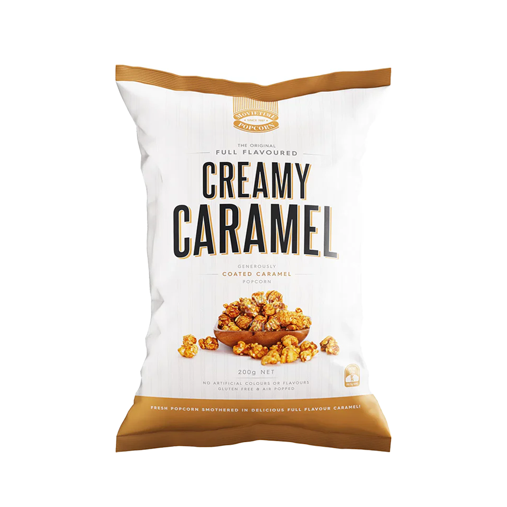 Movietime - Creamy Caramel Popcorn (10/pack) (20g)