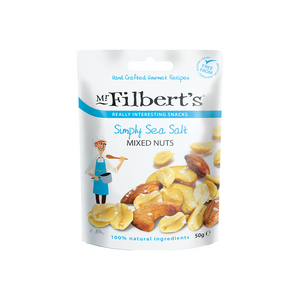 
            
                Load image into Gallery viewer, Mr Filberts - Simply Sea Nuts Sea Salt (50g) - Front Side
            
        