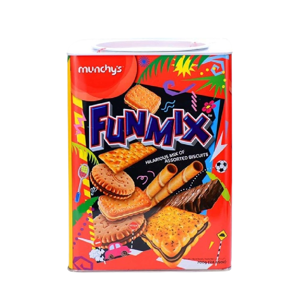 Munchy's - Funmix Assorted Tin (700g) (6/carton)