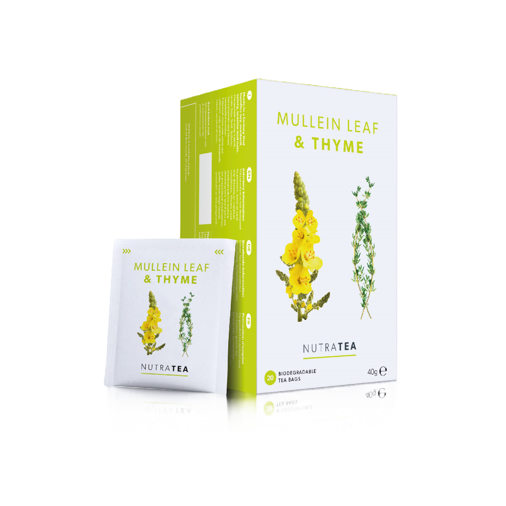 NutraTea - Mullein Leaf & Thyme Tea (20/pack) (40g) (10/carton)