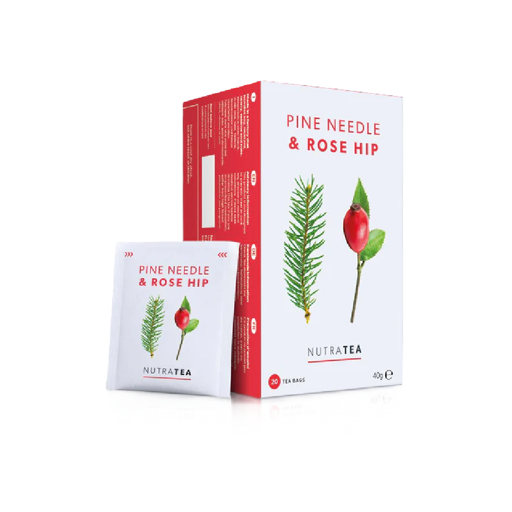 NutraTea - Pine Needle & Rosehip Tea (20/pack) (40g) (10/carton)