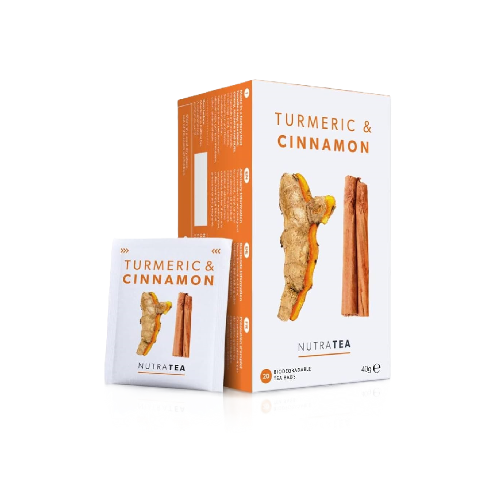 NutraTea - Turmeric & Cinnamon Tea (20/pack) (40g) (10/carton)