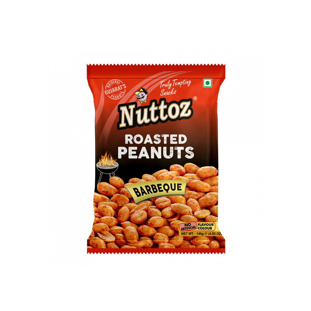 Nutoz Nuttoz - BBQ Roasted Peanuts (25g) (300/carton) – Tasty Snack Asia