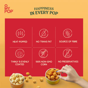 O My Pop - Umami Tomato Ketchup Flavour Popcorn (70g) (12/carton)