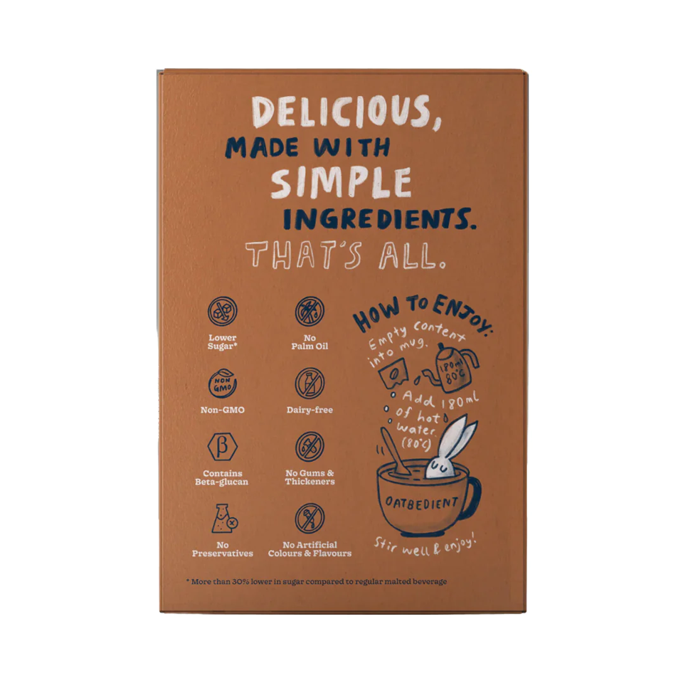 Oatbedient - Chocolate Oat Milk (12/pack) (35g) (24/carton) – Tasty ...