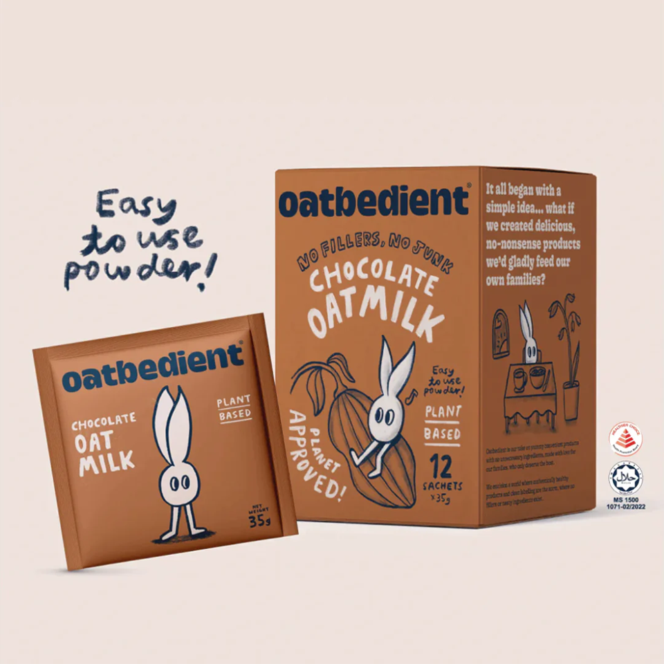 Oatbedient - Chocolate Oat Milk (12/pack) (35g) (24/carton) – Tasty ...