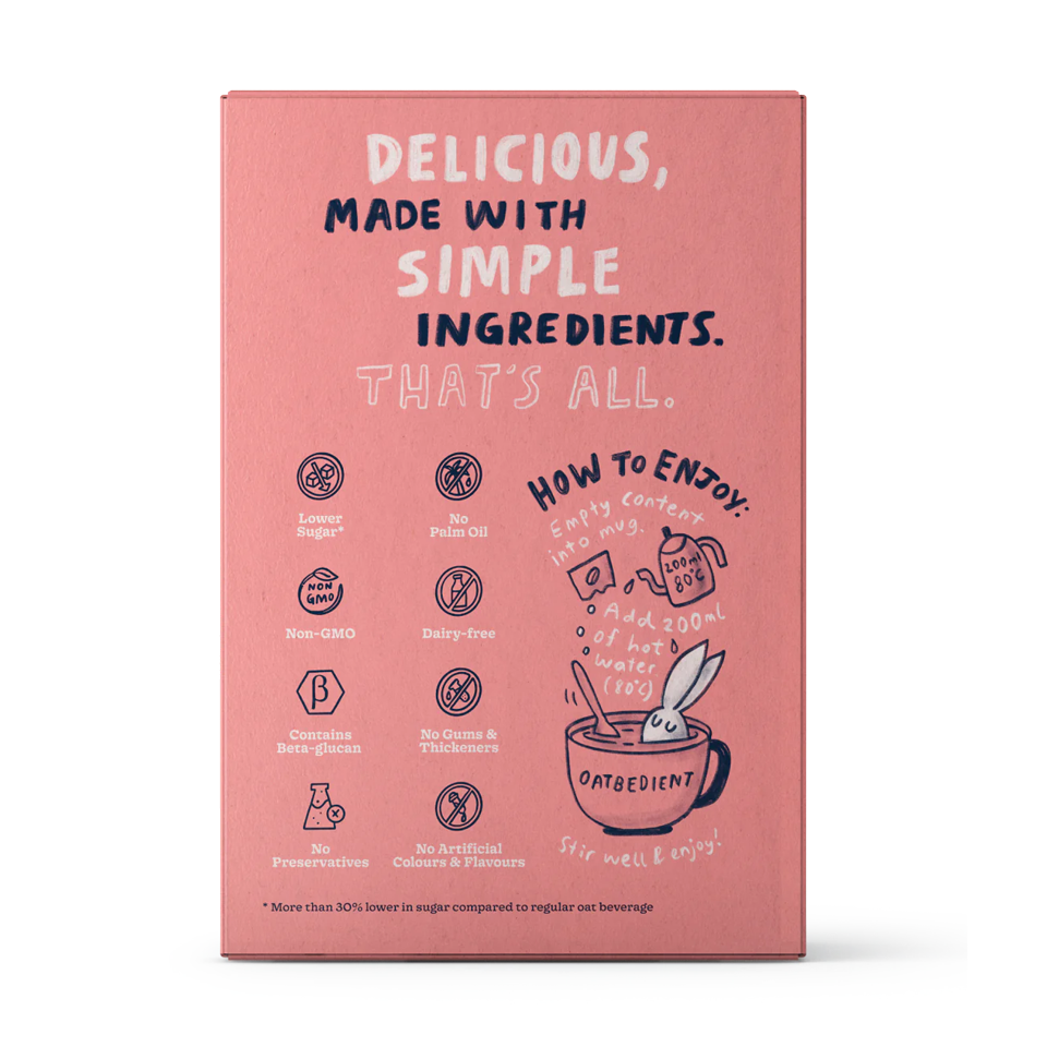 Oatbedient - Oat Milk With Oats & Chia Seeds (12/pack) (35g) (24/carto ...
