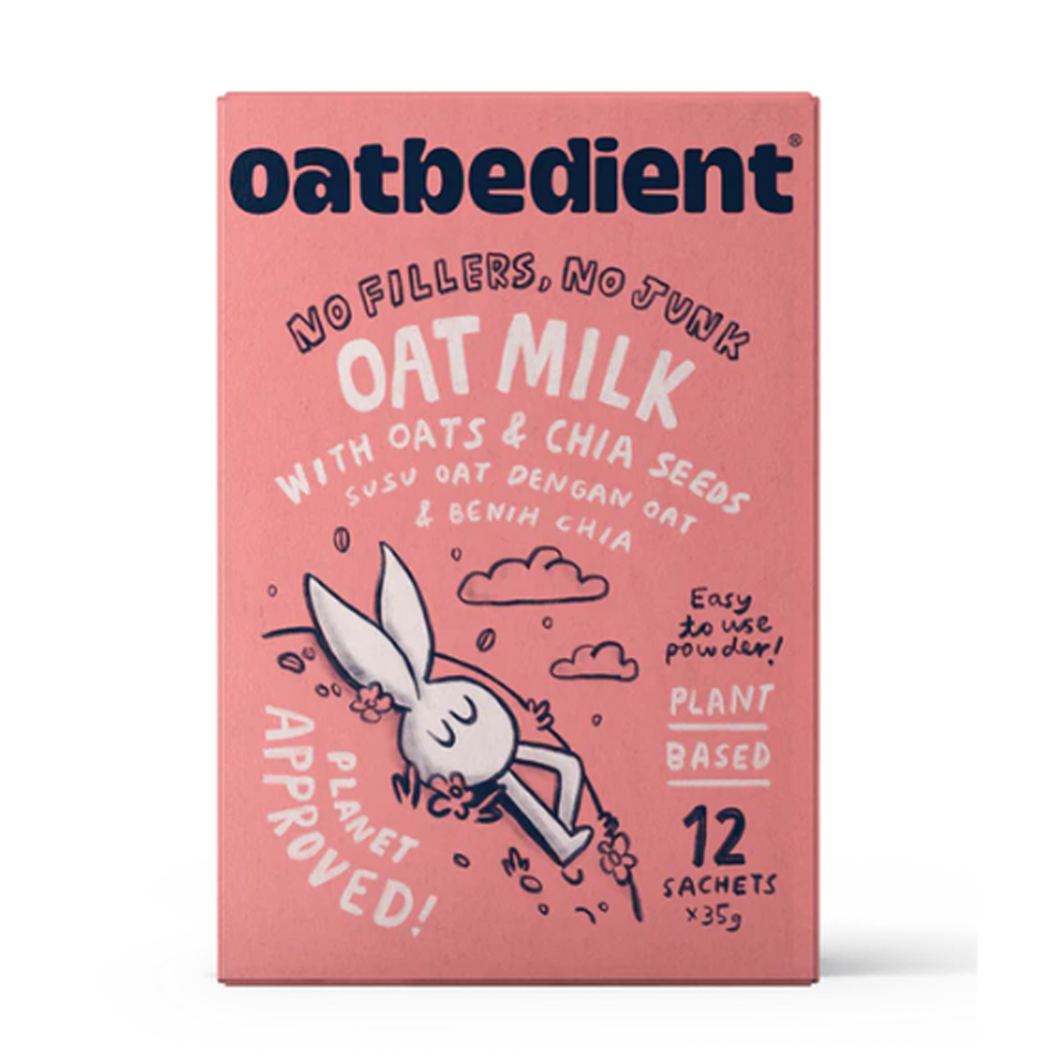 Oatbedient - Oatmilk With Oats & Chia Seeds (35g) (24/carton)
