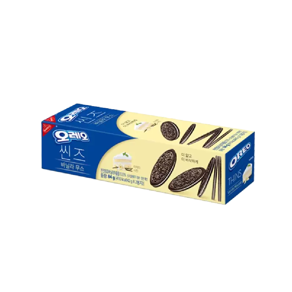 Oreo - Thins Vanilla Mousse (84g) (24/carton) – Tasty Snack Asia