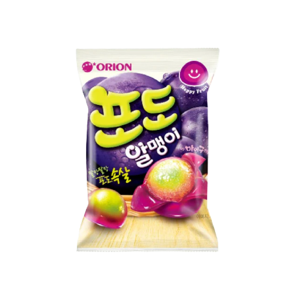 Orion - Grape Kernels Gummy (67g) (40/carton) – Tasty Snack Asia
