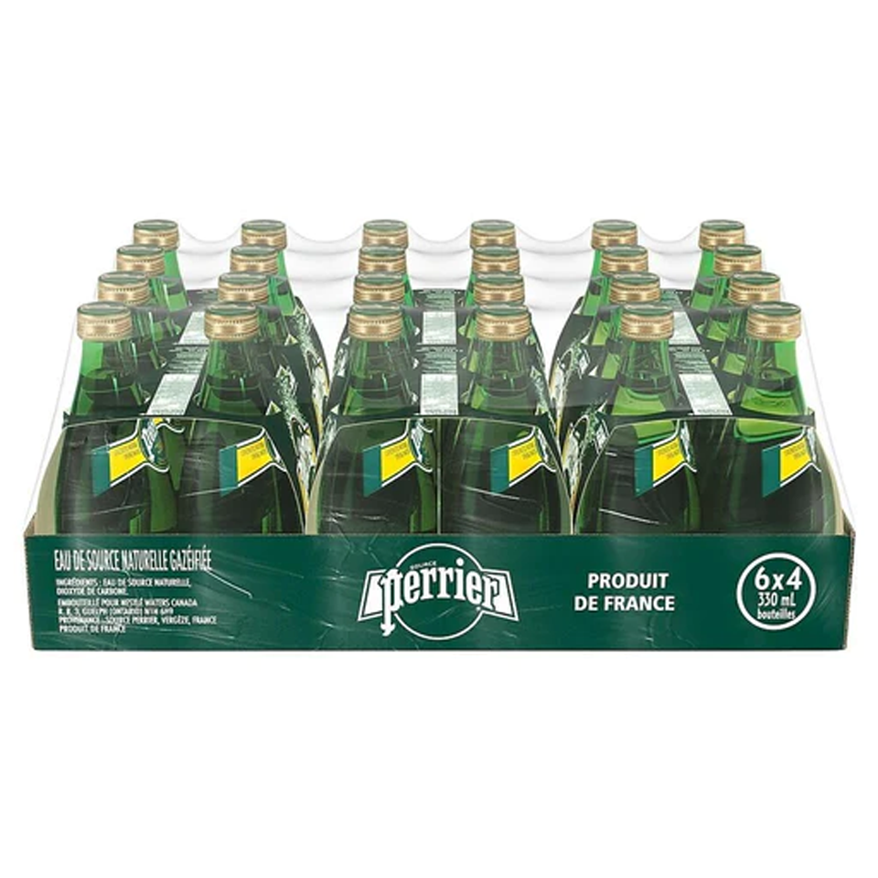 Perrier - Lime Sparkling Mineral Water Bottle (330ml) (24/carton)