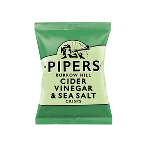 Pipers - Cider Vinegar And Sea Salt Crisps (40g) - Front Side