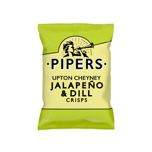 Pipers - Jalapeno And Dills Crisps (40g) - Front Side