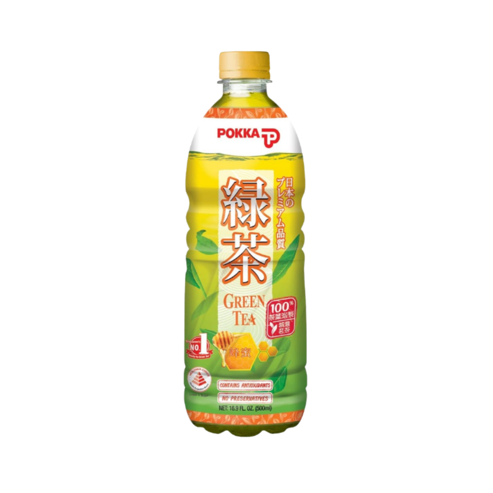 Pokka - Honey Green Tea Bottle (500ml) (24/carton)