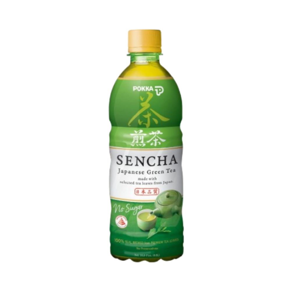 Pokka - Sencha Green Tea No Sugar Bottle (500ml) (24/carton)