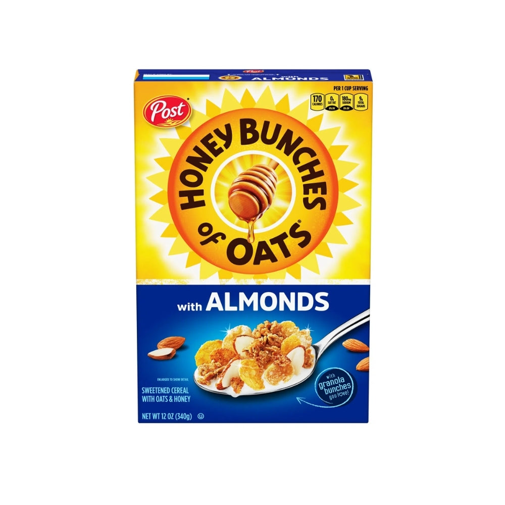 Post - Honey Bunches Of Oat Almond (340g) (12/carton) – Tasty Snack Asia