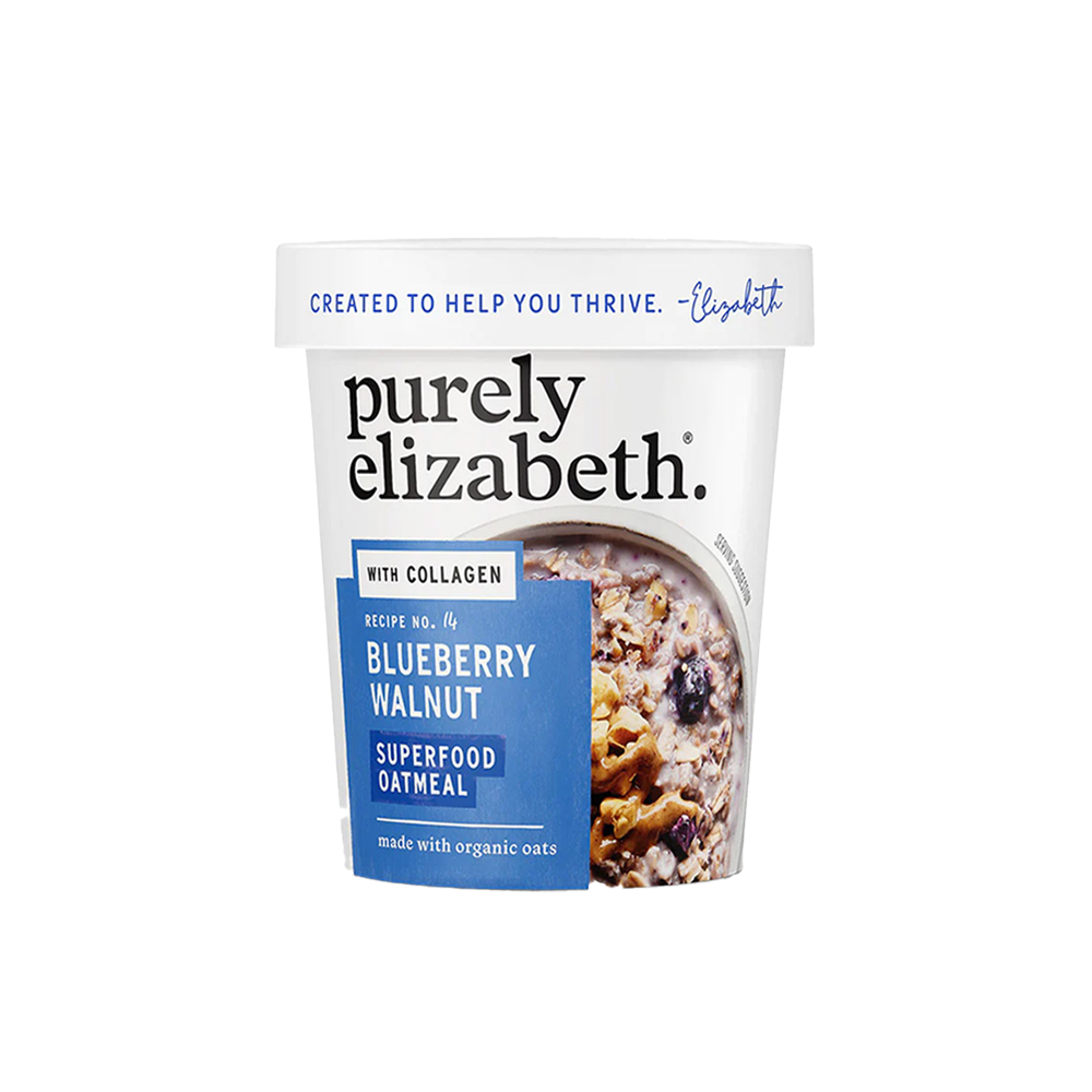 Purely Elizabeth - Blueberry Walnut Superfood Oatmeal Collagen Cup (57g)
