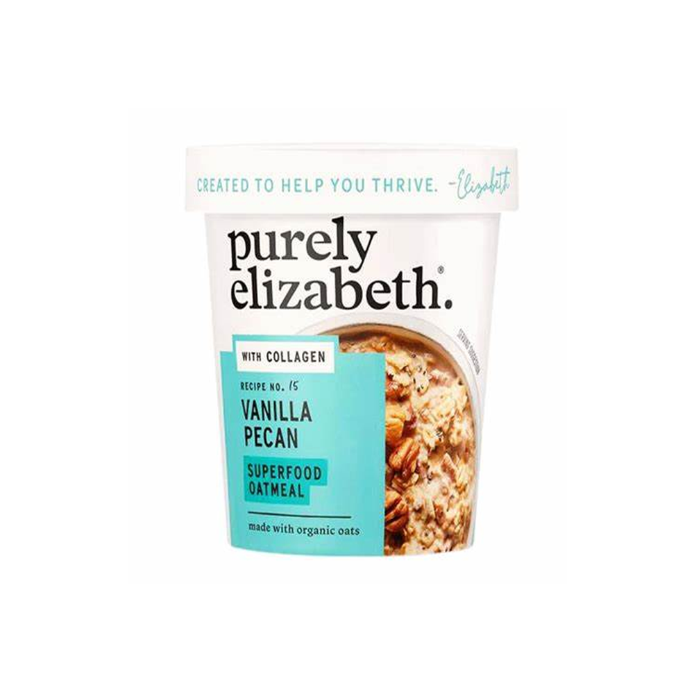 Purely Elizabeth - Vanilla Pecan Superfood Oatmeal Collagen Cup (57g)