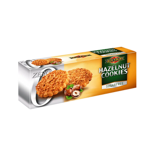 Qickbury - Hazlenut Cookies Sugar Free (130g)