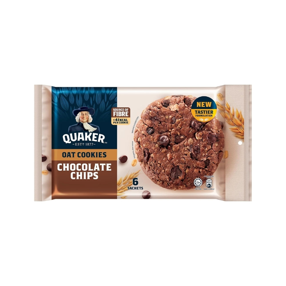 Quaker - Chocolate Chips Oatmeal Cookies (6/pack) (25g) (12/carton)