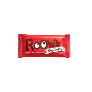 Roobar - Organic Goji Berry Bar (30g) (16/carton) – Tasty Snack Asia