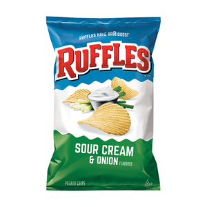 Ruffles - Sour Cream & Onion Potato Chips (170g) (15/carton) – Tasty ...