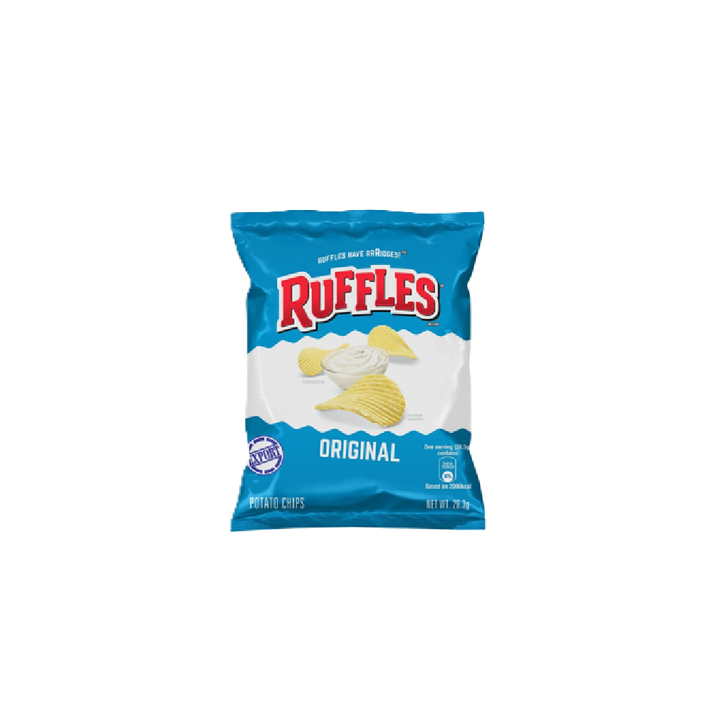Ruffles - Original Potato Chips (28.3g) (50/carton) – Tasty Snack Asia