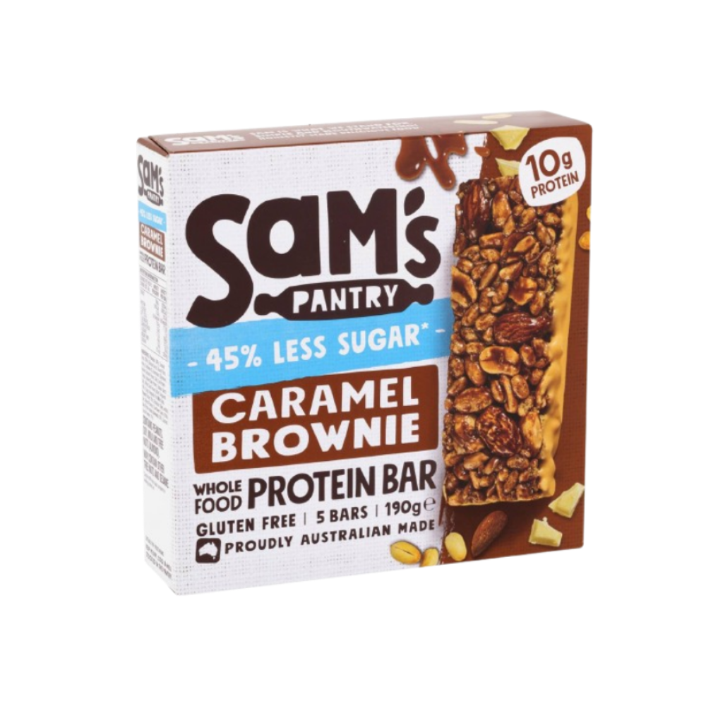 Sam's Pantry - Caramel Brownie Protein Bar (5/pack) (38g) (6/carton)