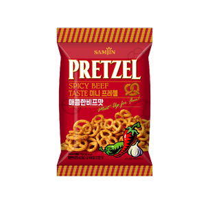 Samjin - Pretzel Spicy Beef Taste (70g) (24/carton) – Tasty Snack Asia