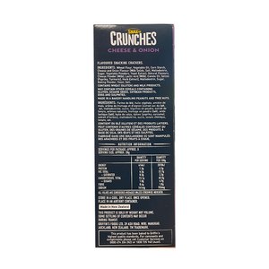 
            
                Load image into Gallery viewer, Snax - Cheese &amp;amp; Onion Crunches (160g) - Box Side
            
        