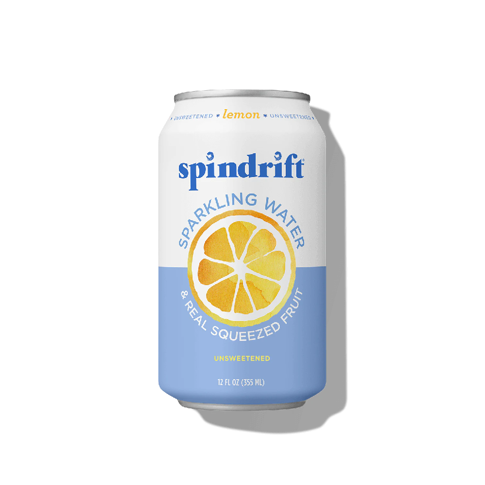 Spindrift - Lemon Sparkling Water (355ml) (8/carton)