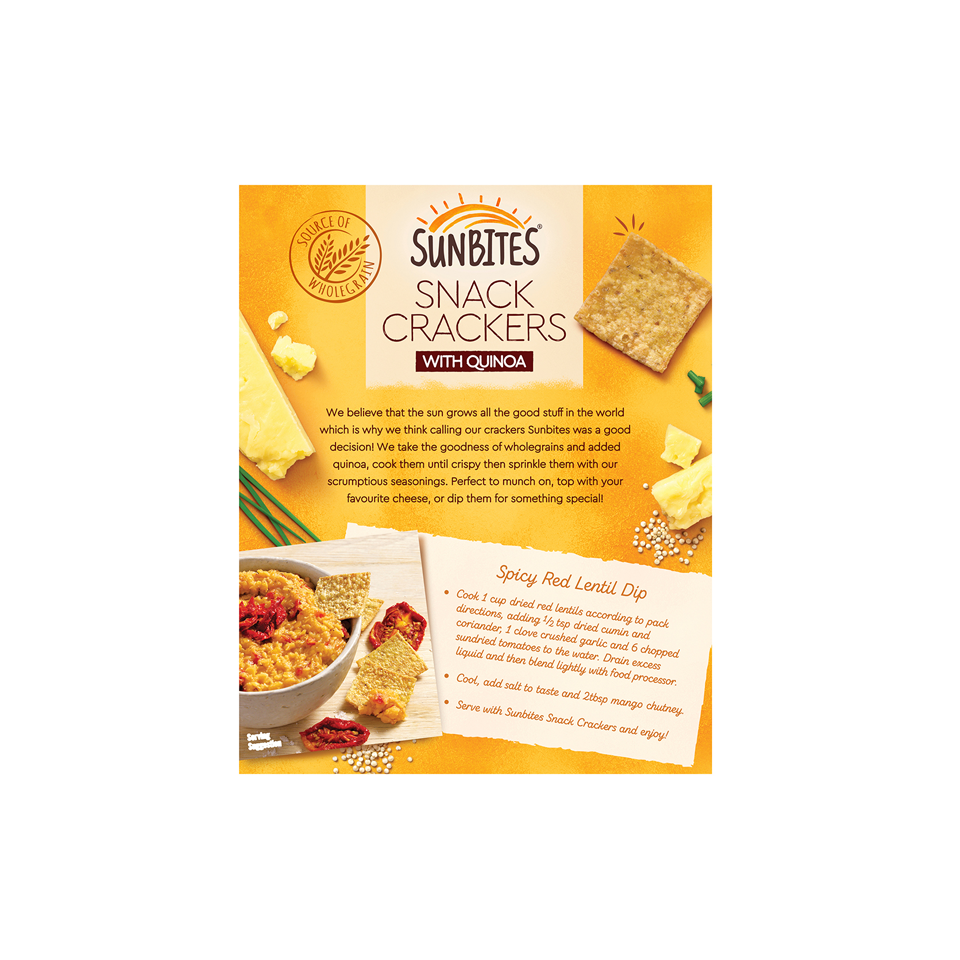 
            
                Load image into Gallery viewer, Sunbites - Cheddar &amp;amp; Chives Quinoa Crackers (110g)
            
        