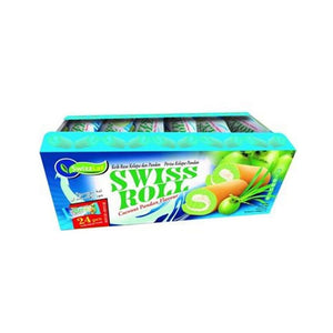 SwizzLef - Coconut-Pandan Swiss Roll (24/pack) (18g) (24/carton ...
