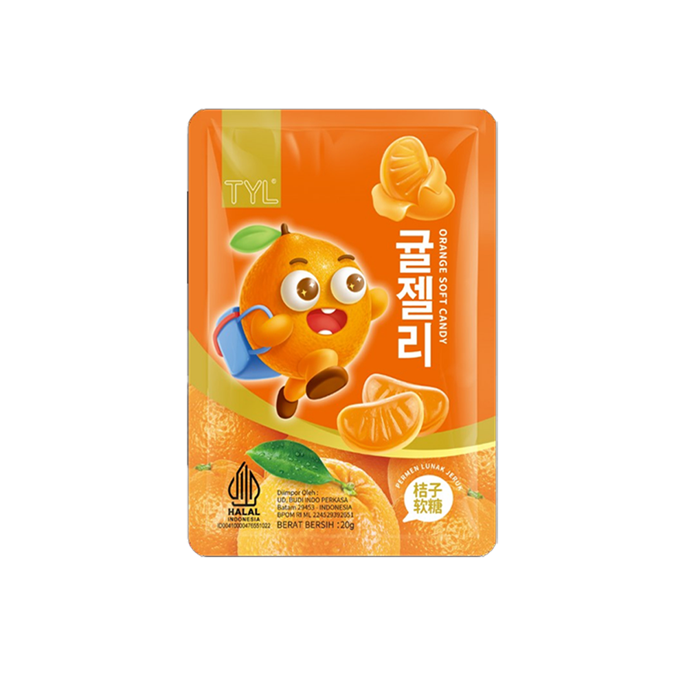 TYL - Orange Soft Candy (20g) (240/Carton)