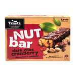 Tasti - Dark Chocolate Cranberry Bar (6/pack) (210g) - Front Side