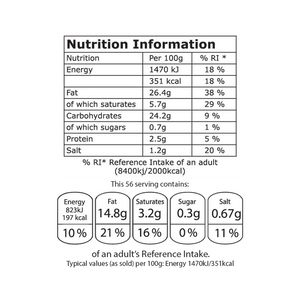 
            
                Load image into Gallery viewer, Temole - Avocado Sea Salt Chips (40g) - Nutritional Information
            
        