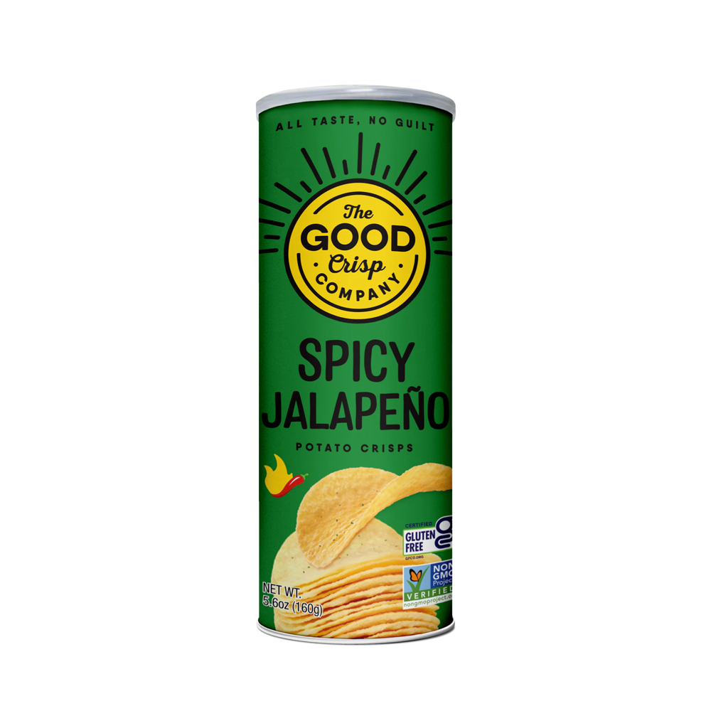 The Good Crisp Company - Spicy Jalapeno Potato Crisps (160g)