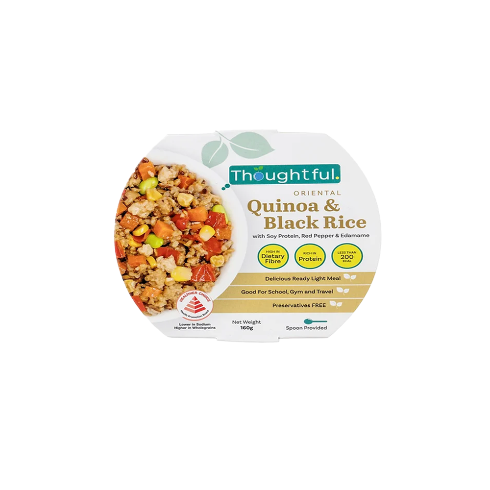160g Rice Thoughtful - Quinoa & Black Rice (160g) (12/carton) – Tasty Snack Asia