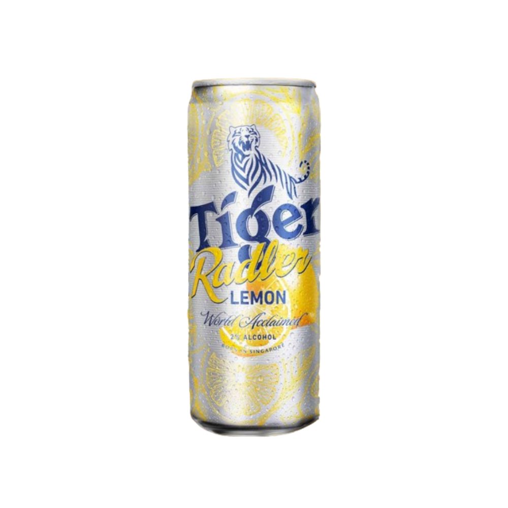 Tiger - Lemon Radler Beer Can (330ml) (24/carton)