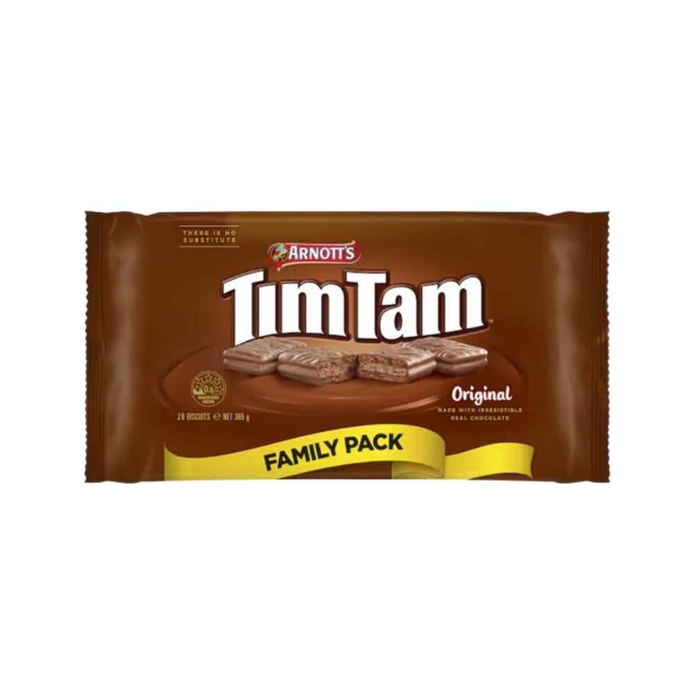 Tim Tam - Original Biscuits Family Pack (20/pack) (18.25g) (12/carton)