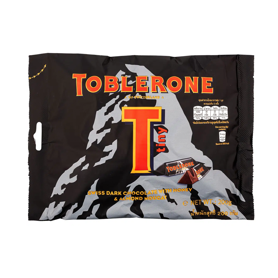 
            
                Load image into Gallery viewer, Toblerone - Mini Dark Chocolate Nougat 200g (16pcs) (20/ctn)
            
        