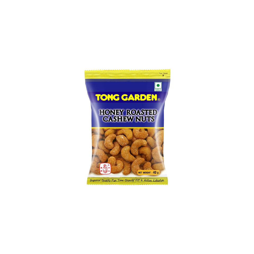 Tong Garden - Honey Roasted Cashew Nuts (40g) (120/carton) – TastySnackAsia