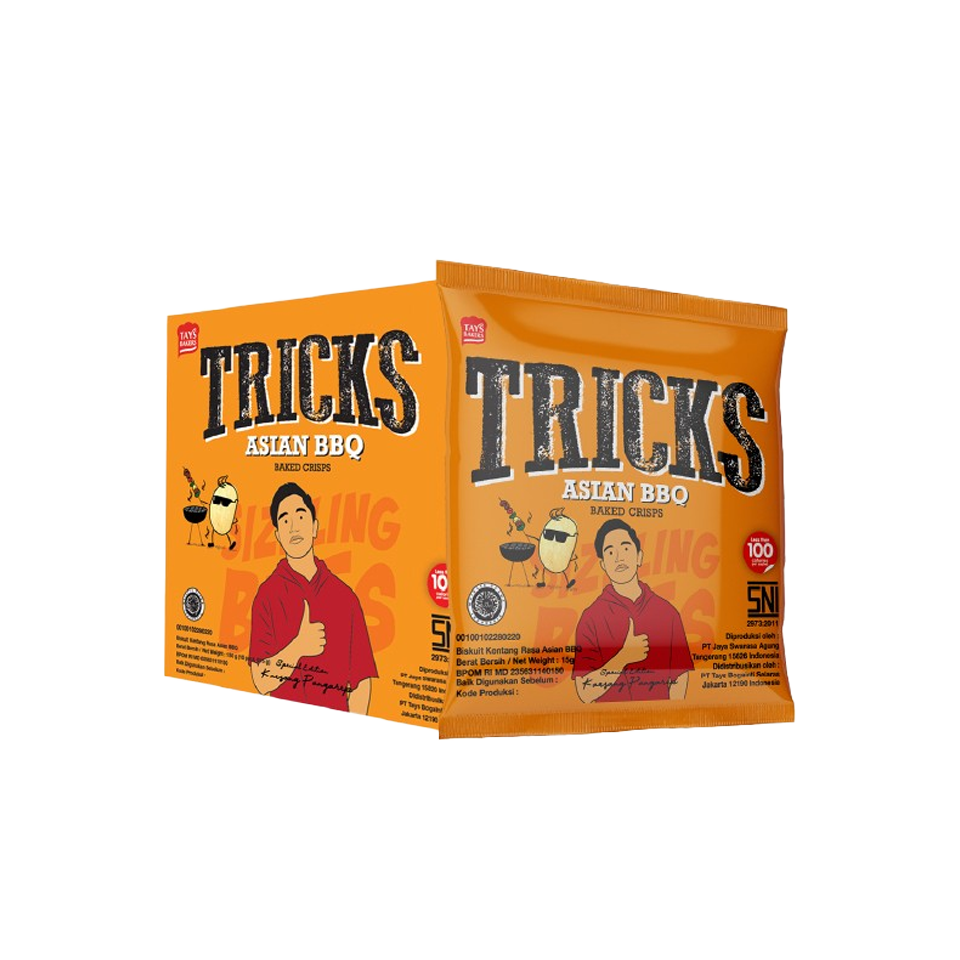 Tricks Snack Box Tricks - Asian BBQ Baked Crisps (10/pack) (120g) (24/carton) – Tasty ...