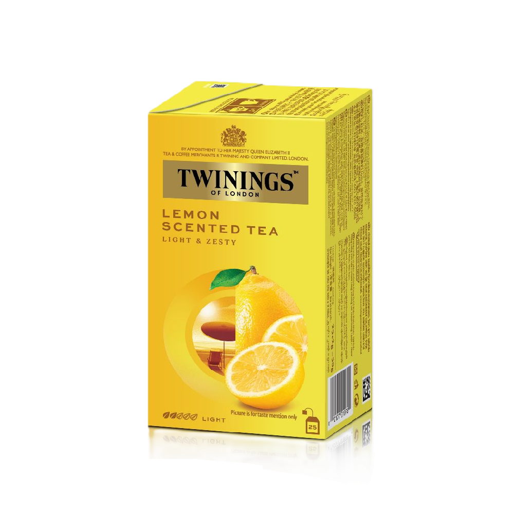 Twinings - Lemon Scented Tea (25/pack) (50g) (12/carton) – Tasty Snack Asia