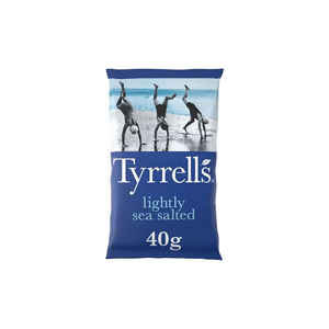 Tyrrells - Lightly Sea Salted Potato Chips (40g) (24/ctn)
